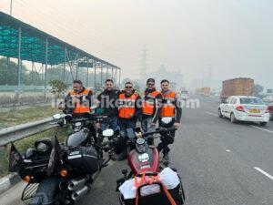 Delhi to Ranthambore group ride. india bike rides