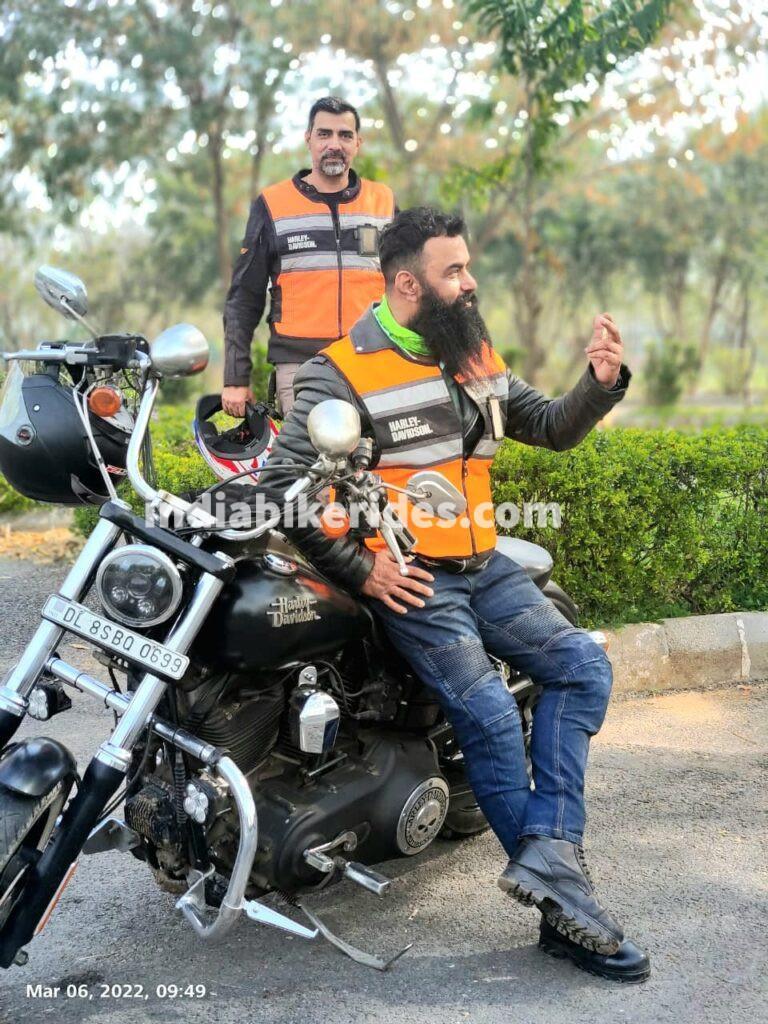Manu Sridhar with his Harley Davidson Street BOB