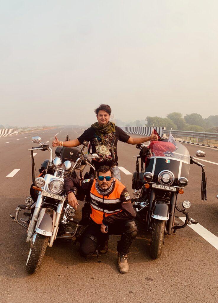 Mumbai expressway-India bike rides, Delhi to Ranthambore