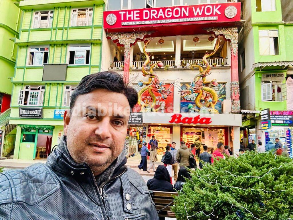 MG road Gangtok, Sikkim, solo road trip from Delhi to northeast India