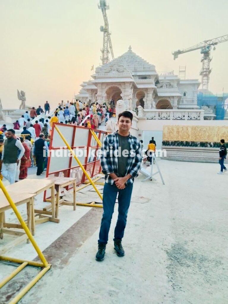 Ram Janm bhumi temple, solo road trip from Delhi to northeast India