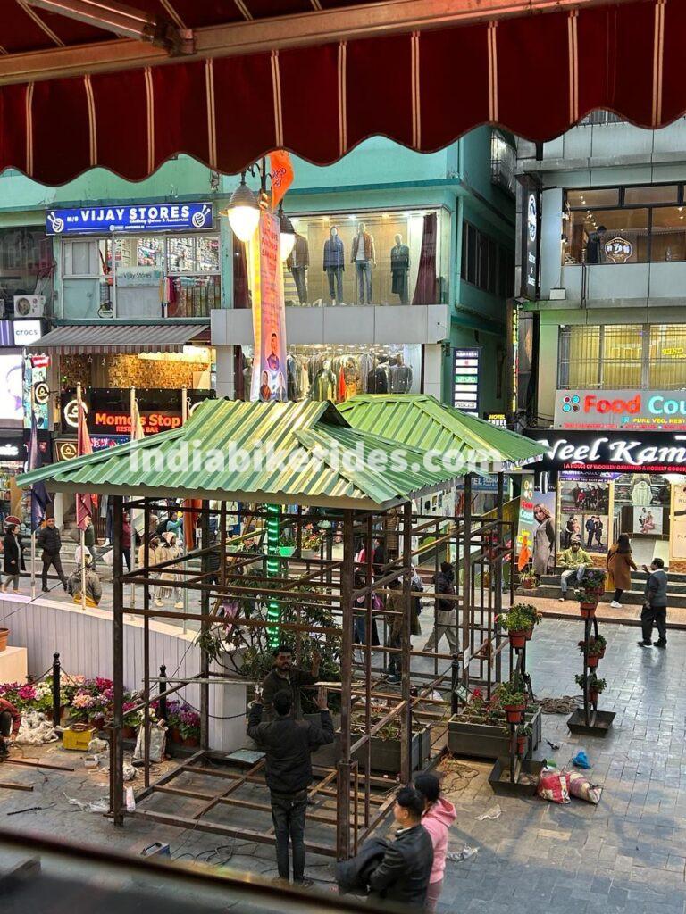 solo road trip from Delhi to northeast India, Gangtok mall road