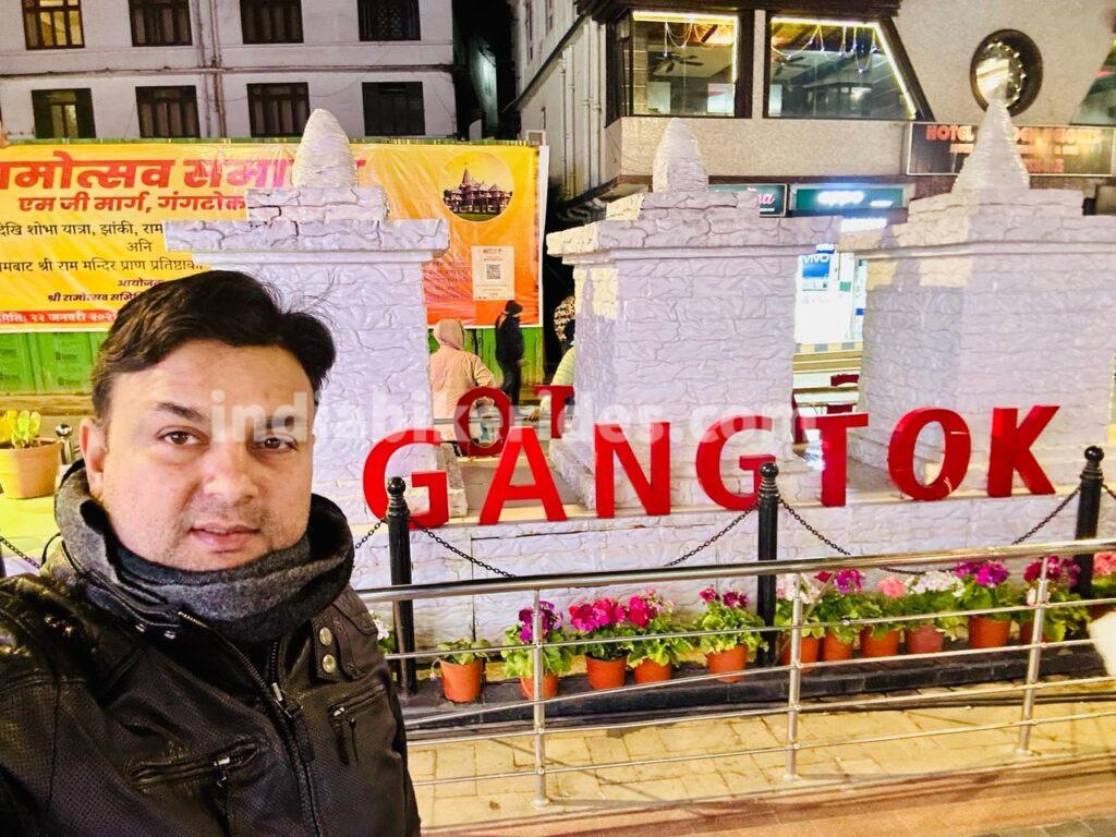 MG road Gangtok, Sikkim, solo road trip from Delhi to northeast India