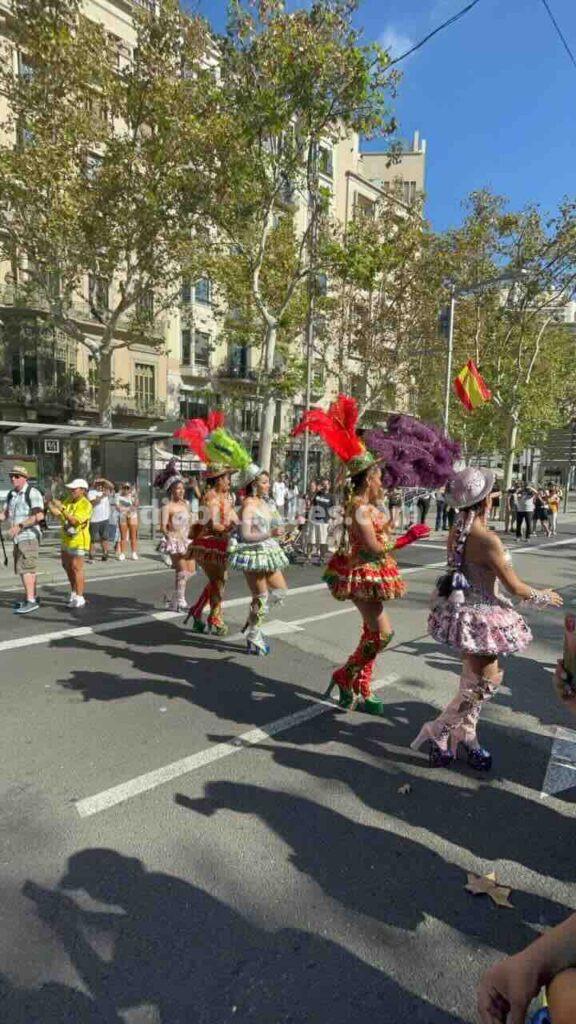 Barcelona parade, Europe road trip