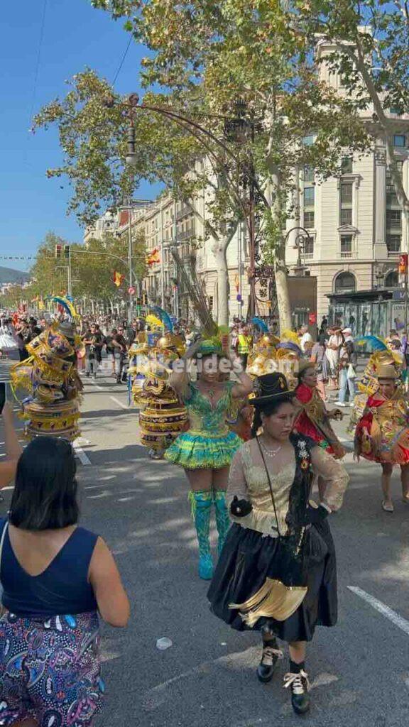 Barcelona parade, Europe road trip
